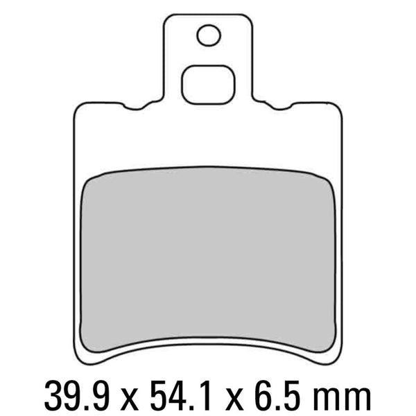 FERODO Disc Pad Set - FDB889 AG Argento Non Sintered Compound 1