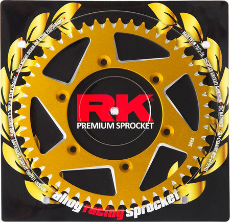 RK ALLOY RACING SPROCKET - 49T 520P - GOLD 2