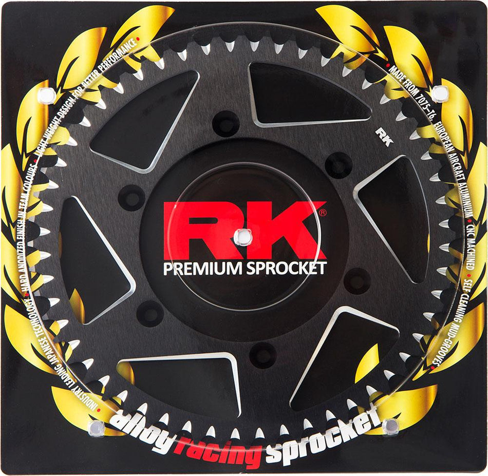 RK ALLOY RACING SPROCKET - 50T 520P - BLACK 2