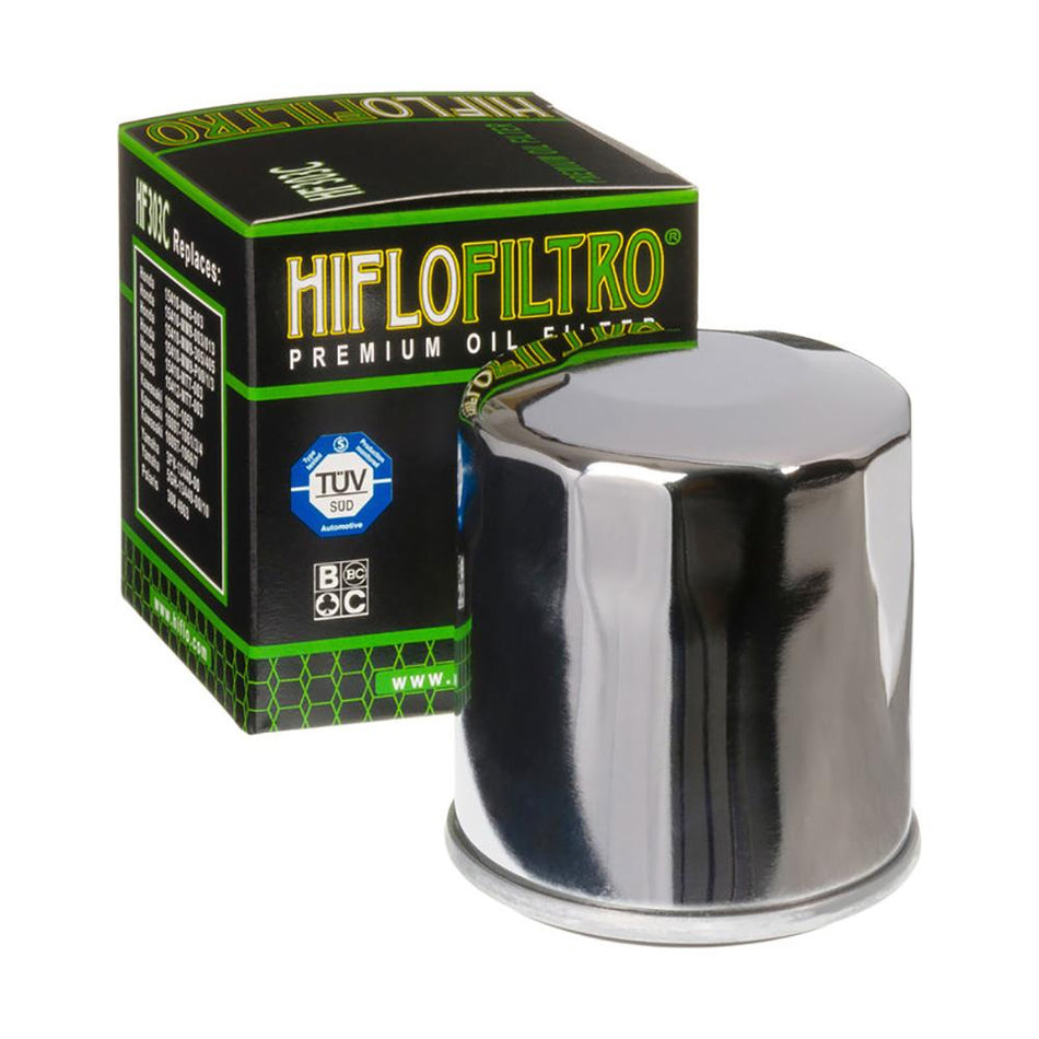 HIFLOFILTRO - OIL FILTER HF303C CHROME 1