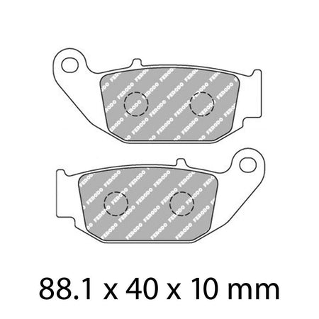 FERODO Disc Pad Set - FDB2275 EF Eco Friction Non Sintered Compound 1