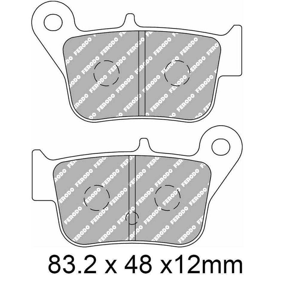 FERODO Disc Pad Set - FDB2292 EF Eco Friction Non Sintered Compound 1