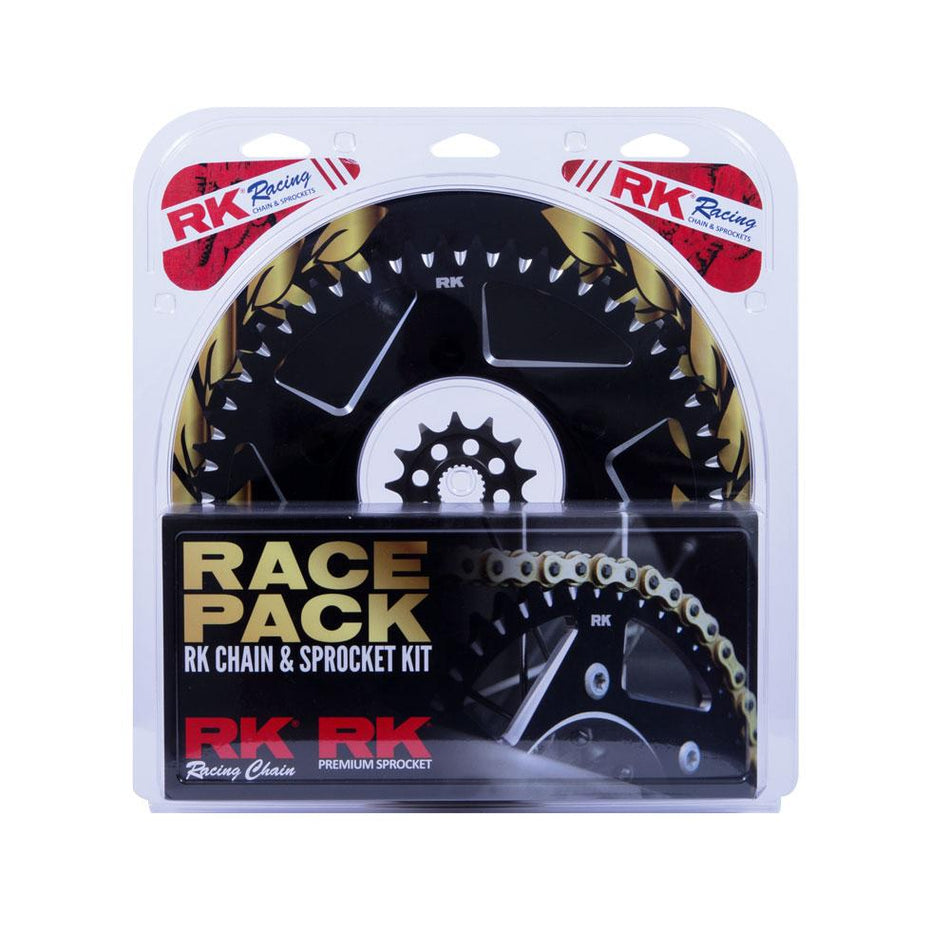 PRO PACK - RK CHAIN & SPROCKET KIT GOLD+BLACK 13/49 CRF250R 04-17 1