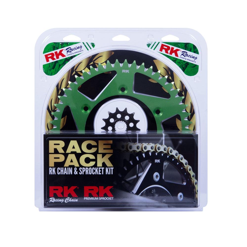 PRO PACK - RK CHAIN & SPROCKET KIT GOLD+GREEN 13/48 KX250F 06-23 1