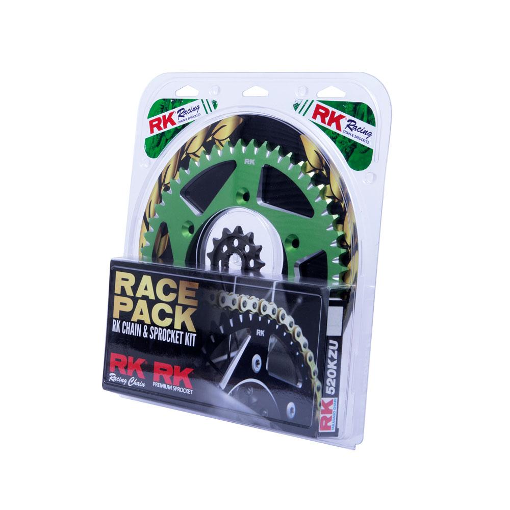 PRO PACK - RK CHAIN & SPROCKET KIT GOLD+GREEN 13/48 KX250F 06-23 2