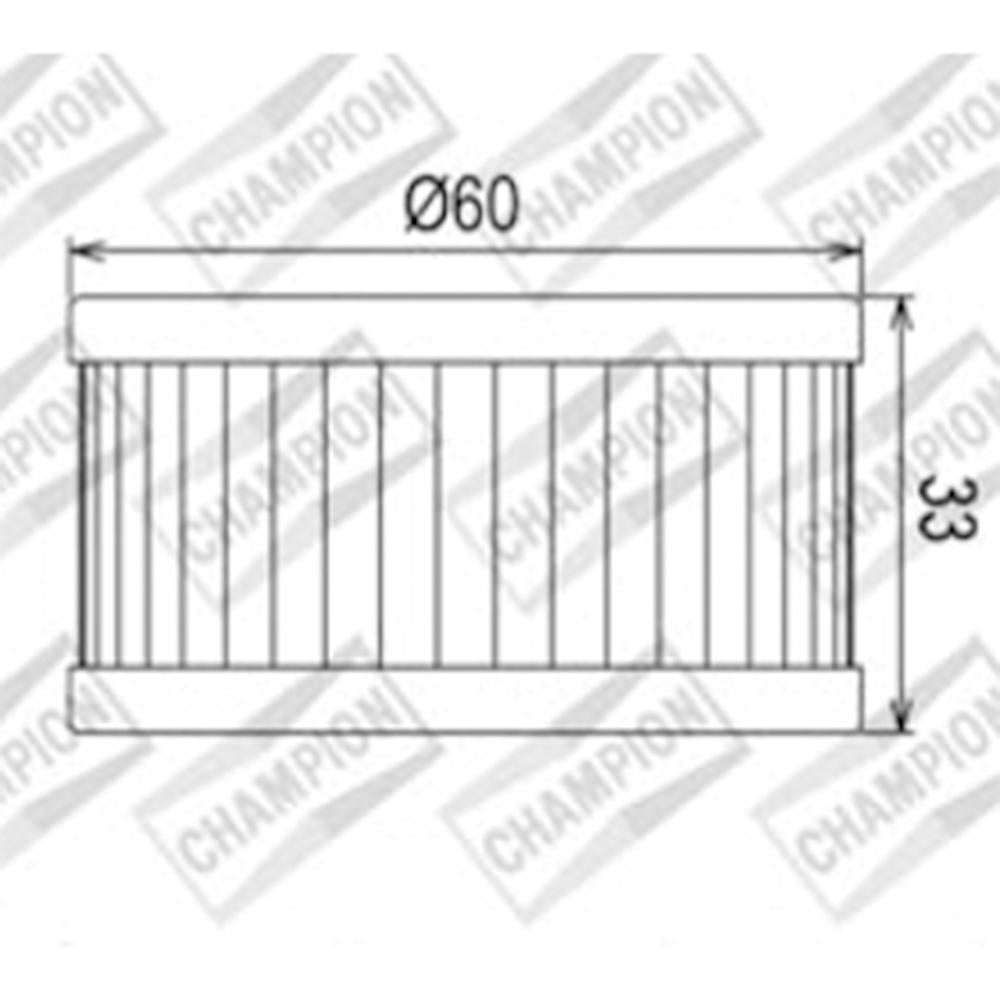 CHAMPION OIL FILTER ELEMENT - COF036 1