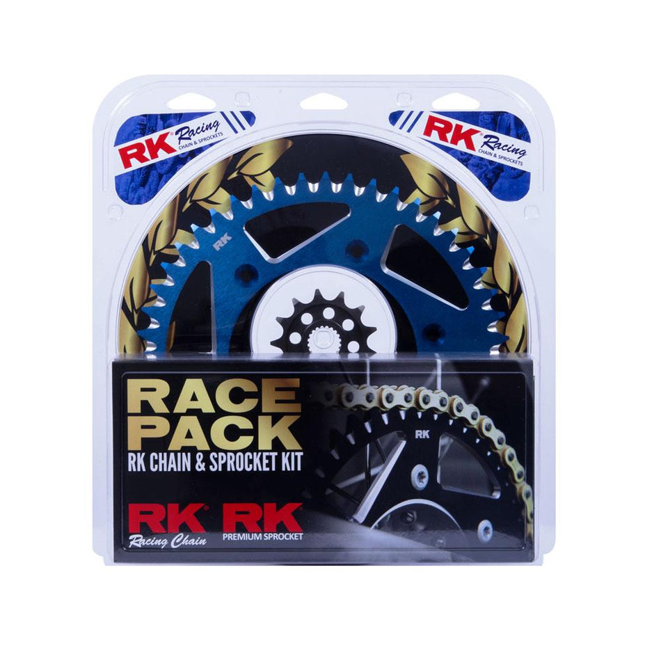 PRO PACK - RK CHAIN & SPROCKET KIT GOLD+BLUE 13/49 YZ450F 03-23 1