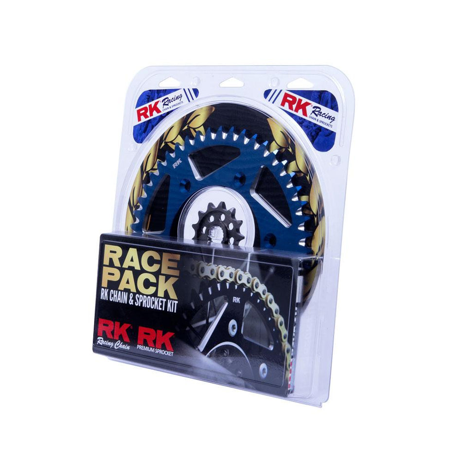 PRO PACK - RK CHAIN & SPROCKET KIT - GOLD+BLUE 13/50 YZ450F 03-23 2