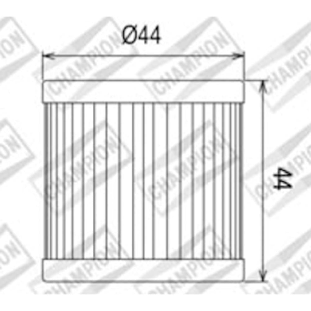 CHAMPION OIL FILTER ELEMENT - COF039 1