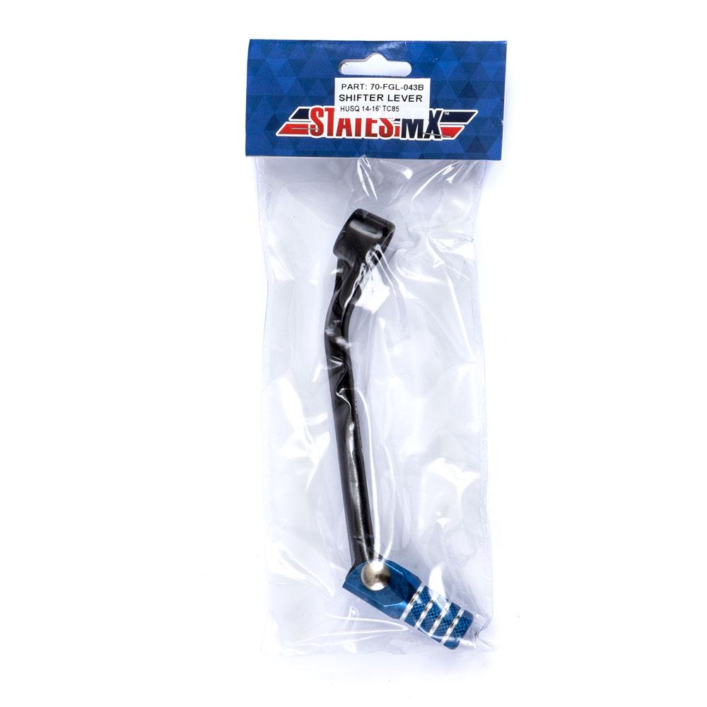 STATES MX FORGED GEAR LEVER - HUSQVARNA - BLUE 2