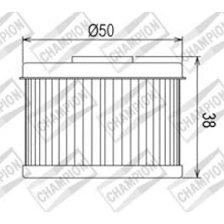 CHAMPION OIL FILTER ELEMENT - COF013 2