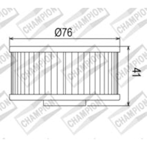 CHAMPION OIL FILTER ELEMENT - COF045 1