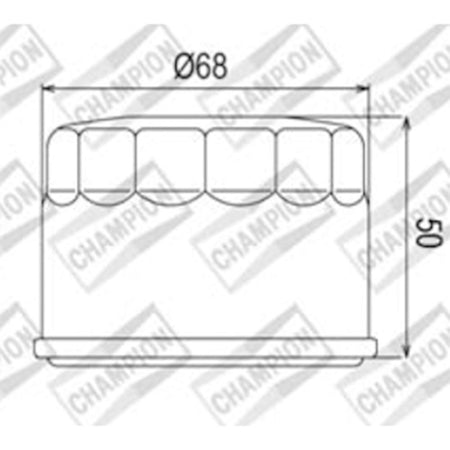 CHAMPION OIL FILTER ELEMENT - COF047 2