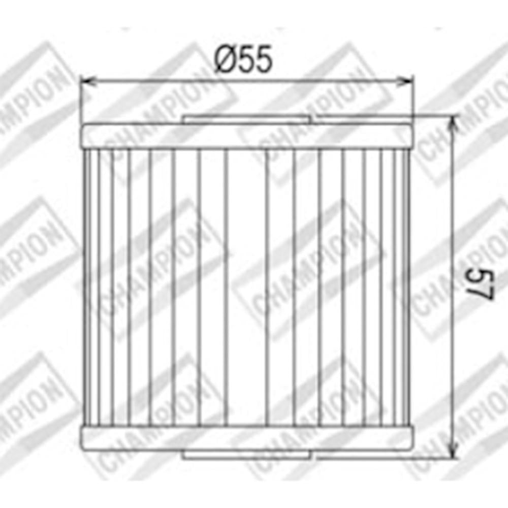 CHAMPION OIL FILTER ELEMENT - COF023 1