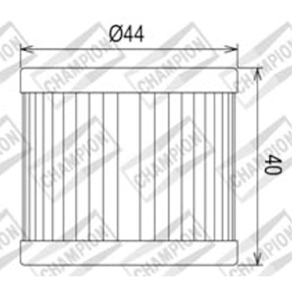 CHAMPION OIL FILTER ELEMENT - COF031 1