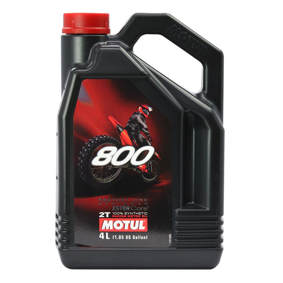 MOTUL 800 FACTORY LINE 2 STROKE OIL - 4 Litre 1