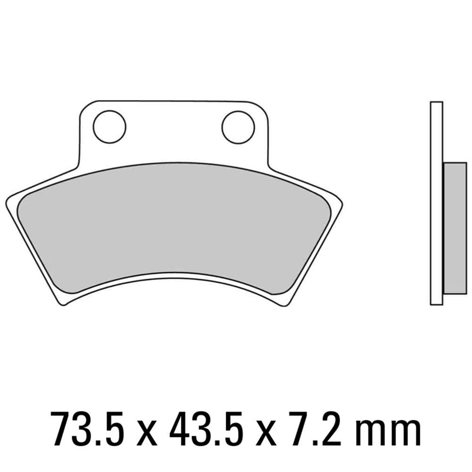 FERODO Disc Pad Set - FDB2054 SG Sinter Grip Sintered Compound - Off-Road 1