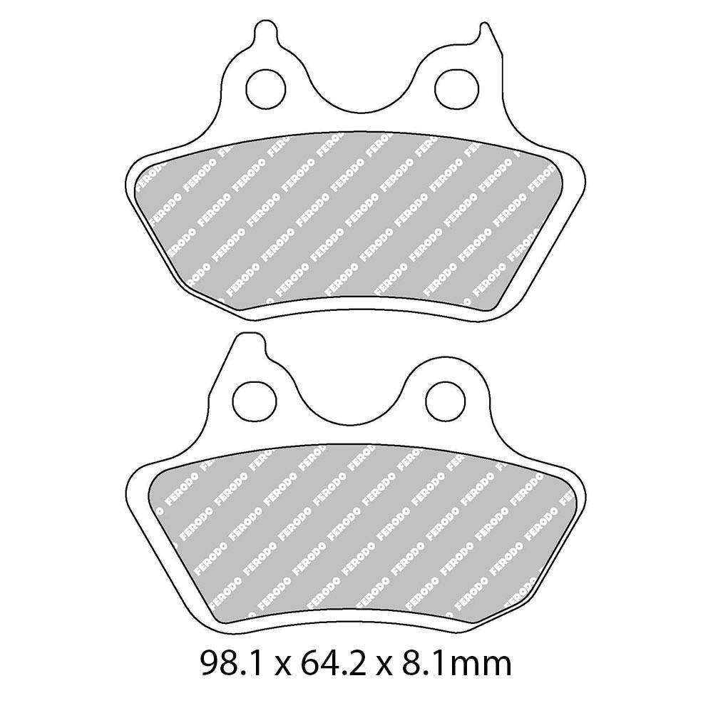 FERODO Disc Pad Set - FDB2202 ST 1