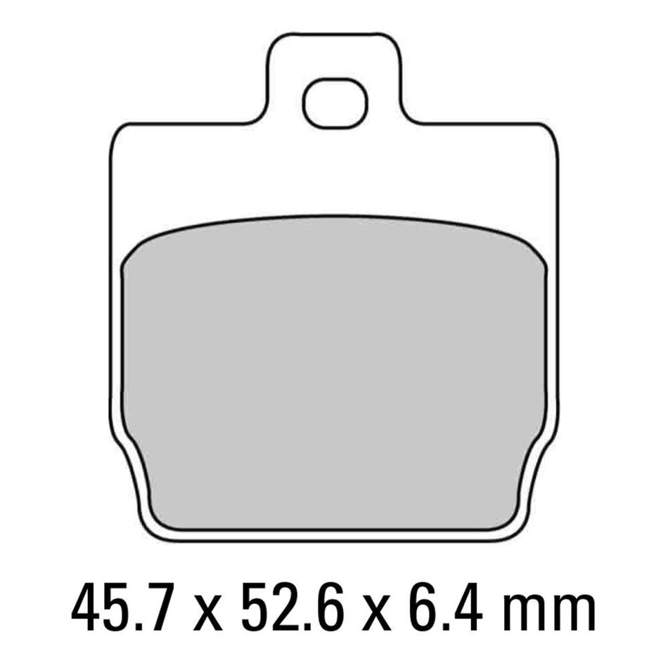 FERODO Disc Pad Set - FDB2062 AG Argento Non Sintered Compound 1