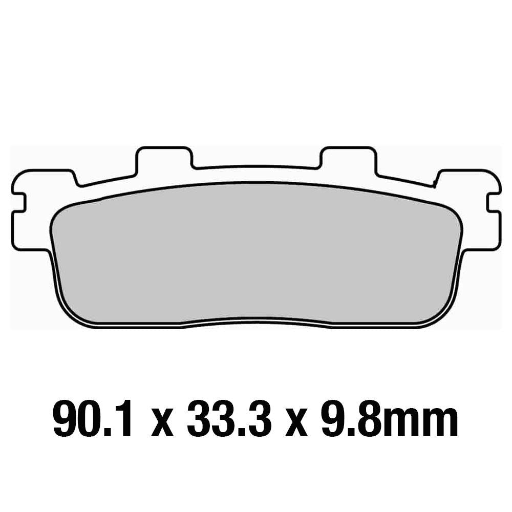 FERODO Disc Pad Set - FDB2248 EF Eco Friction Non Sintered Compound 1