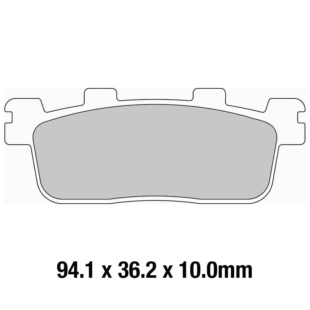 FERODO Disc Pad Set - FDB2254 EF Eco Friction Non Sintered Compound 1