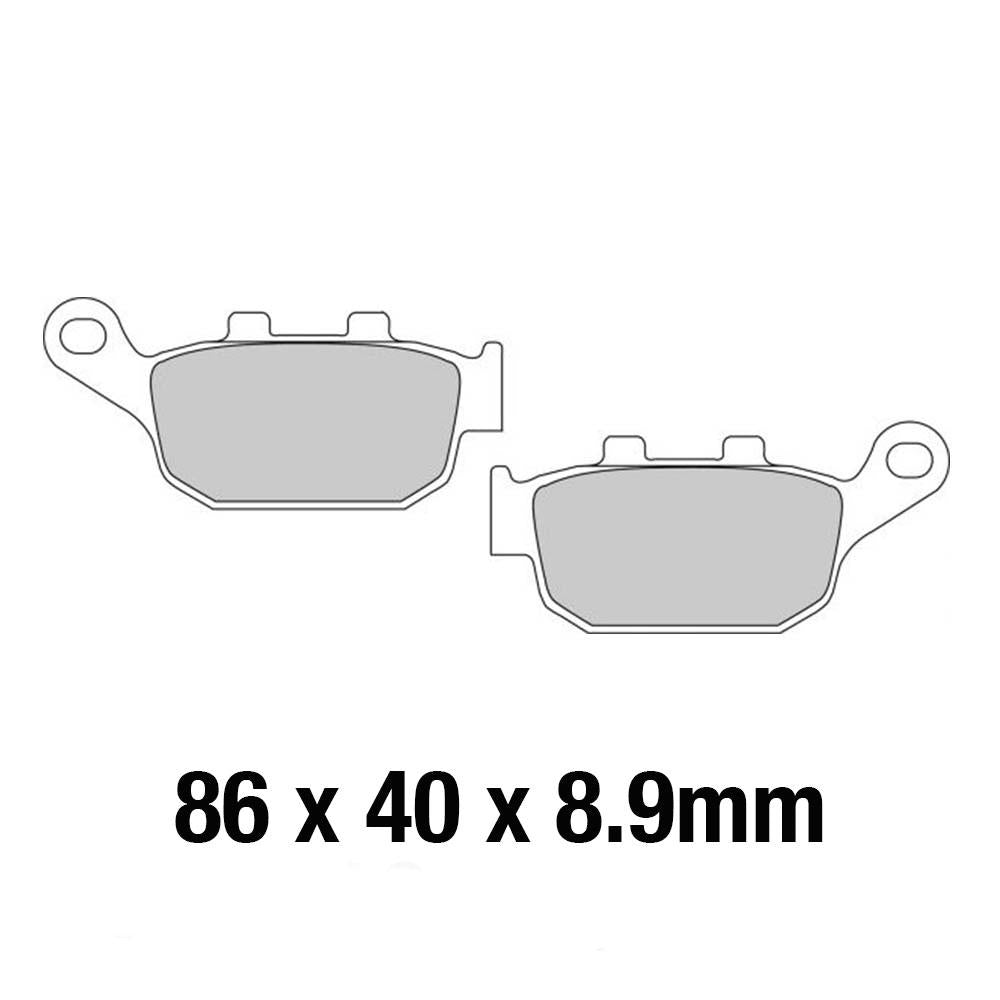 FERODO Disc Pad Set - FDB2258 EF Eco Friction Non Sintered Compound 1