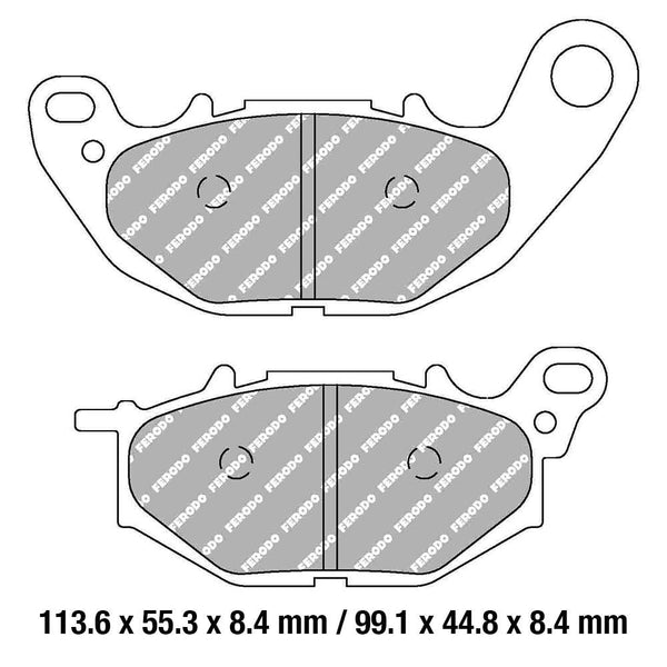 FERODO Disc Pad Set - FDB2280 ST Sinter Grip Sintered Compound - Road 1