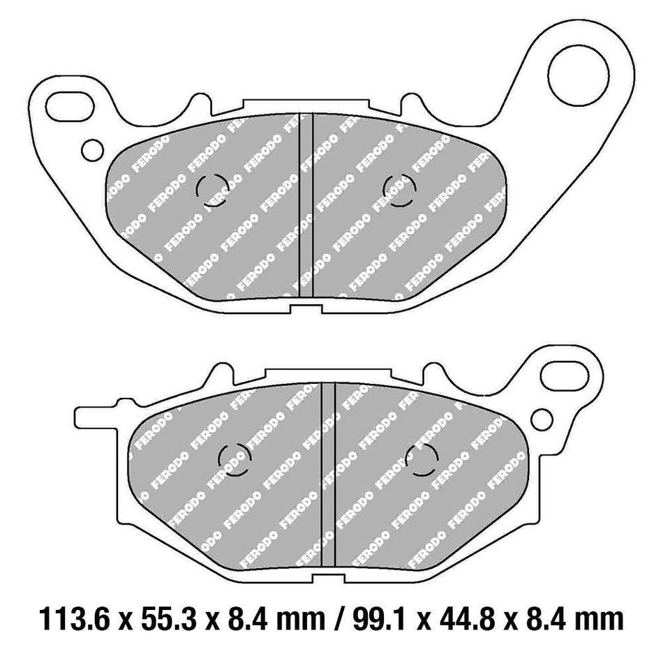 FERODO Disc Pad Set - FDB2280 ST Sinter Grip Sintered Compound - Road 1