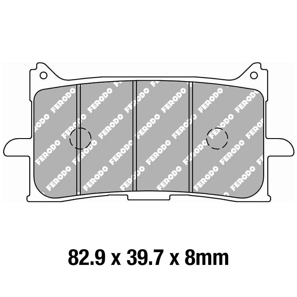 FERODO Disc Pad Set - FDB2294 ST Sinter Grip Sintered Compound - Road 1