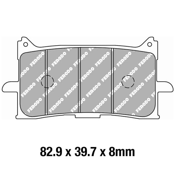 FERODO Disc Pad Set - FDB2294 ST Sinter Grip Sintered Compound - Road 1