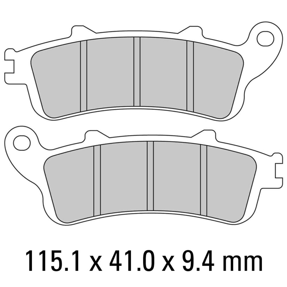 FERODO Disc Pad Set - FDB2075 ST Sinter Grip Sintered Compound - Road 1