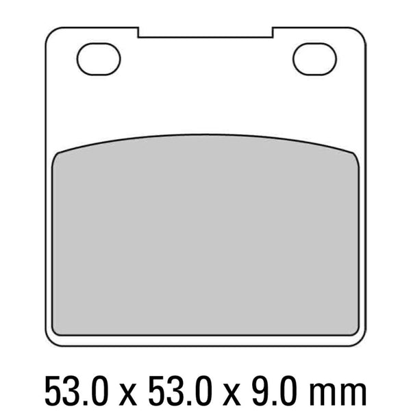 FERODO Disc Pad Set - FDB338 EF Eco Friction Non Sintered Compound 1