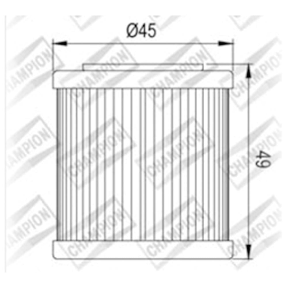 CHAMPION OIL FILTER ELEMENT - COF463 1