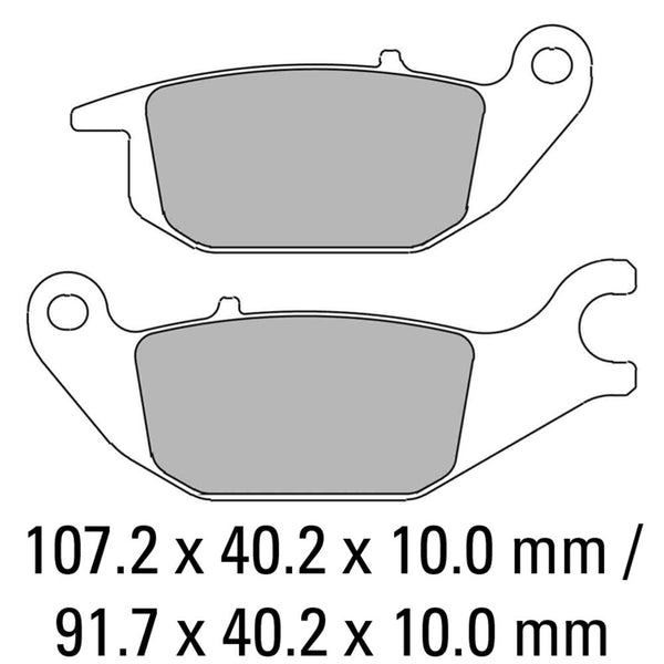 FERODO Disc Pad Set - FDB2143 EF Eco Friction Non Sintered Compound 1