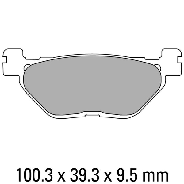 FERODO Disc Pad Set - FDB2156 EF Eco Friction Non Sintered Compound 1