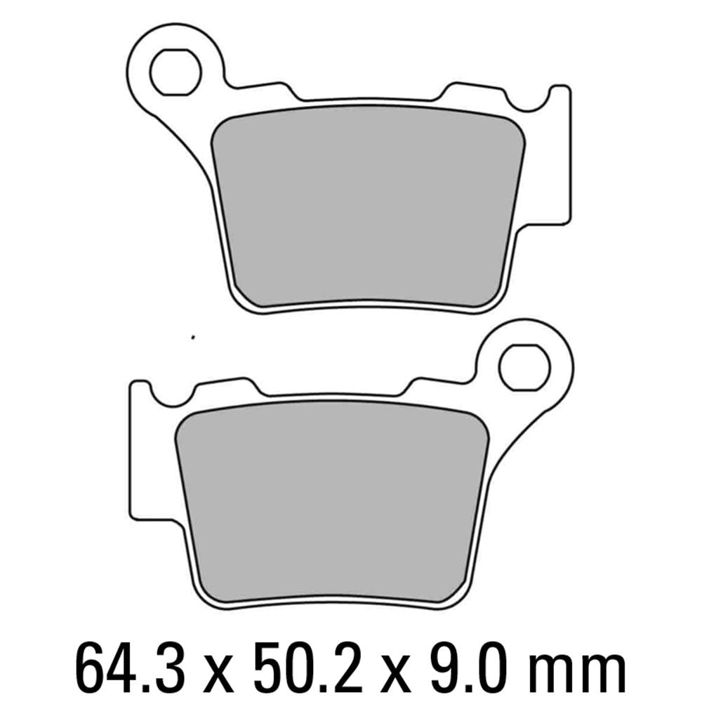 FERODO Disc Pad Set - FDB2165 EF Eco Friction Non Sintered Compound 1