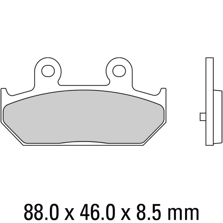 FERODO Disc Pad Set - FDB2173 EF Eco Friction Non Sintered Compound 1