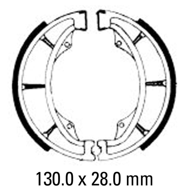 FERODO Eco Brake Shoe Set - FSB721 EF 1