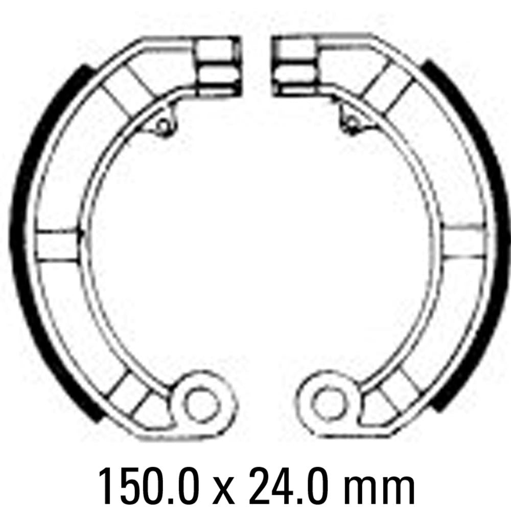 FERODO Eco Brake Shoe Set - FSB874 EF 1