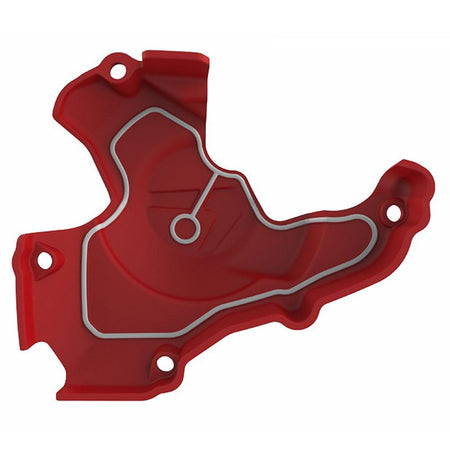 POLISPORT IGNITION COVER PROTECTOR HONDA CRF450R 10-16 - RED 2