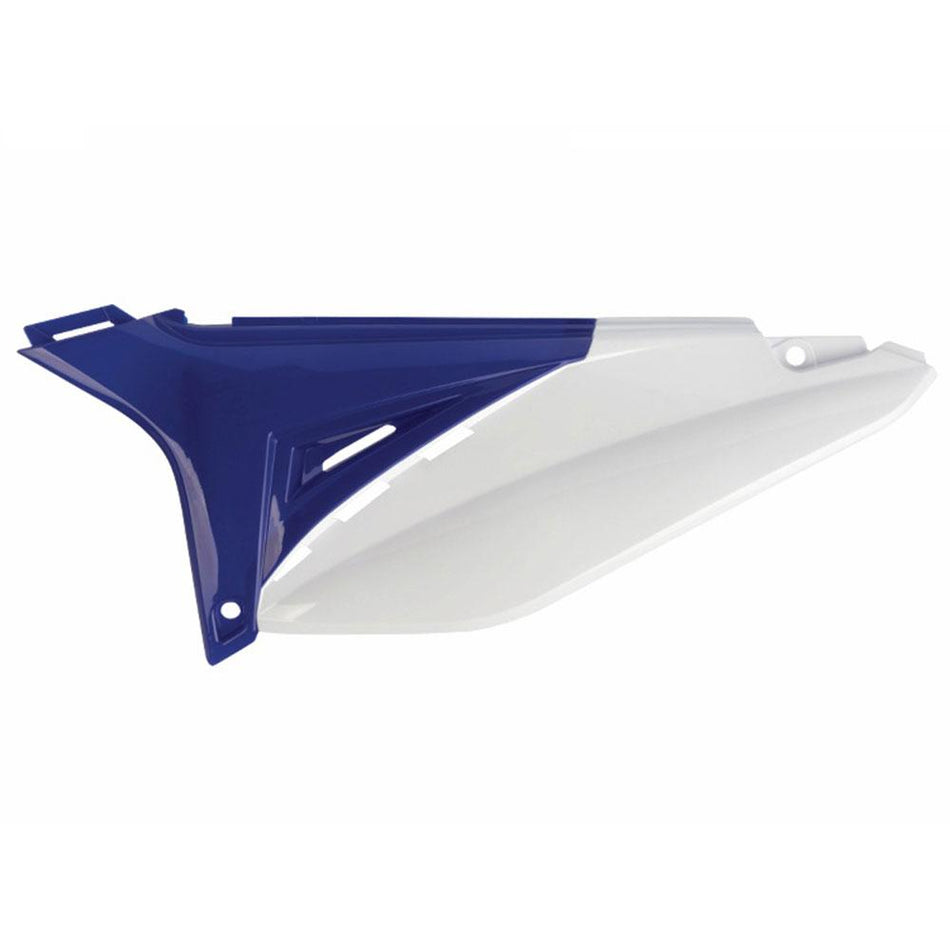 POLISPORT SIDE COVERS SHERCO - BLUE/WHITE 1