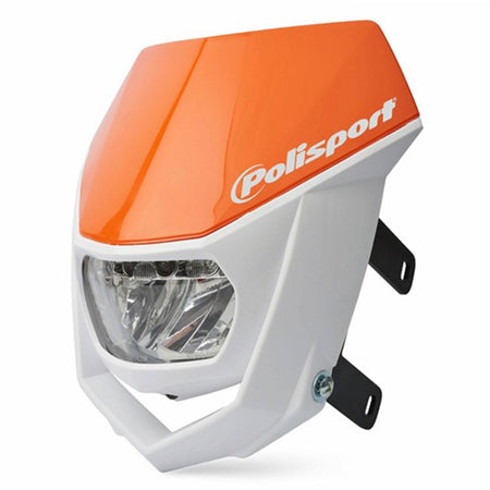 POLISPORT HALO LED HEADLIGHT - ORANGE 2