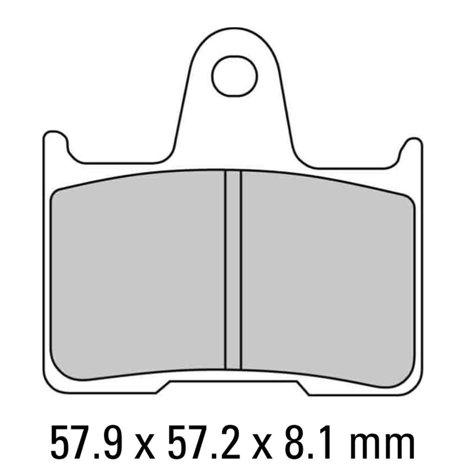 FERODO Disc Pad Set - FDB2111 ST Sinter Grip Sintered Compound - Road 1