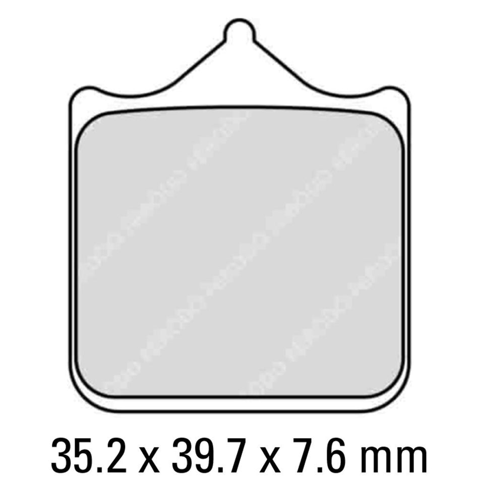 FERODO Disc Pad Set - FDB2120 ST Sinter Grip Sintered Compound - Road 1