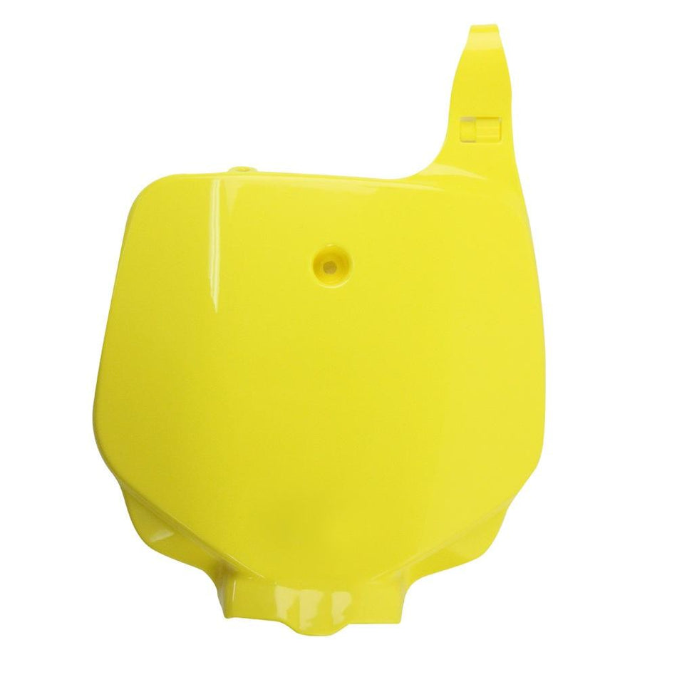 POLISPORT FRONT NUMBER PLATE SUZUKI RM100 03-06 - YELLOW 1