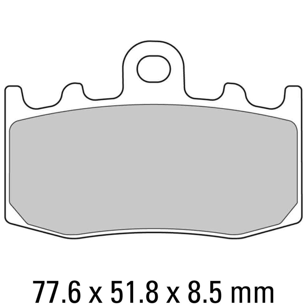 FERODO Disc Pad Set - FDB2125 ST Sinter Grip Sintered Compound - Road 1