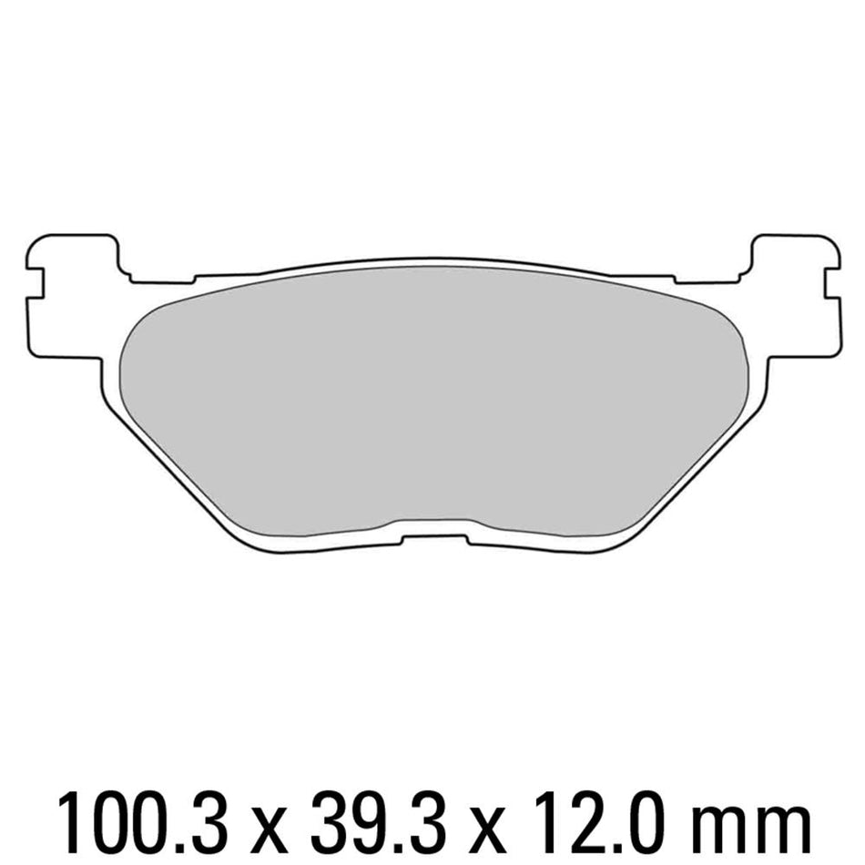 FERODO Disc Pad Set - FDB2126 P Platinum Non Sintered Compound 1