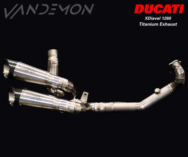 Vandemon - Ducati XDiavel & Diavel S 1260 Vandemon Titanium Exhaust System 2016-2022