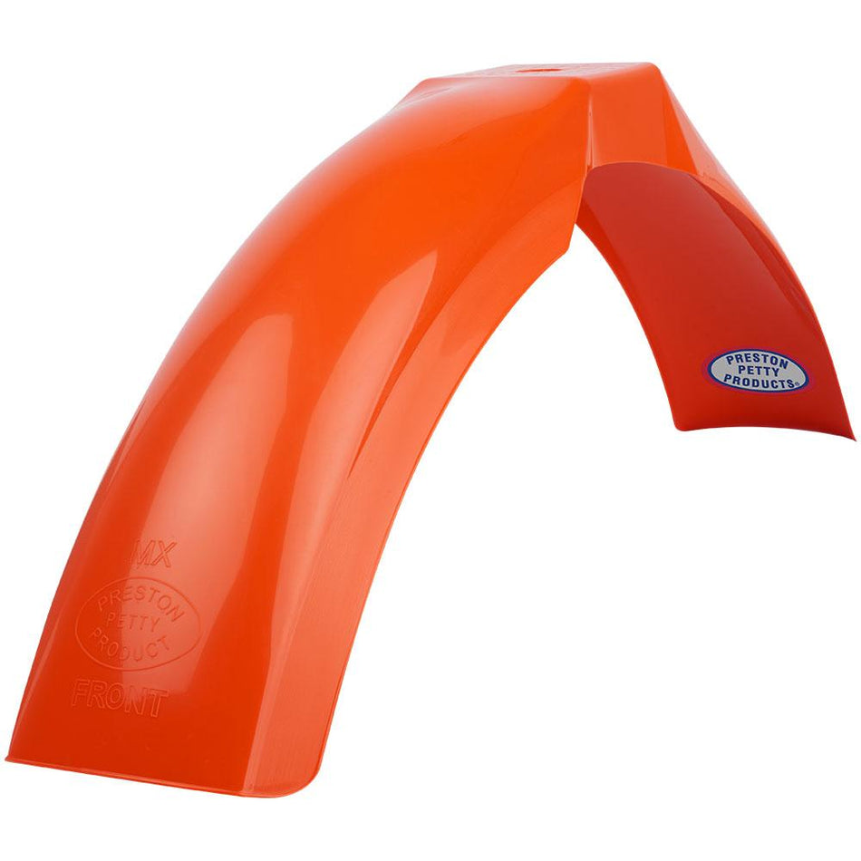 POLISPORT PRESTON PETTY MX FRONT FENDER - DARK ORANGE 1