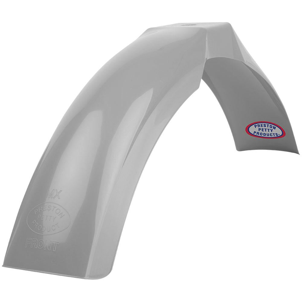 POLISPORT PRESTON PETTY MX FRONT FENDER - SILVER-GREY 1